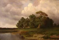 Albert August Zimmermann 1808-1888, landskabsmaleri