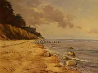 Siegfried Koschnik 1920-1997, Rügen - obala Baltičkog mora