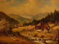 Corrado Pila 1920-2007, pejzažna slika
