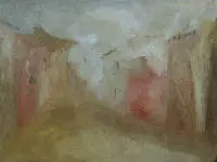 Nepoznati umjetnik, talijanski prizor ulice