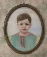 Nepoznati portretist 20. st., dječji portret dječaka 20. st.