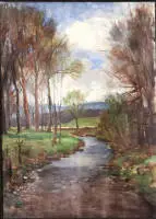 R. von Ott, pogled na potok u Harzu