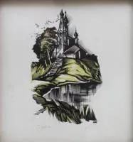 Anatoli I. Kalaschnikow 1930-2007，俄罗斯东正教堂抽象表现