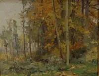 Victor Wagenmachers 1876-1953, zicht in het bos