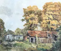 Hans Bethmann 1873-1946, Hutten in het bos