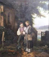 Andreas Johann Jakob Heinrich Müller 1811-1890，作品《归乡》
