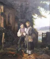 Andreas Johann Jakob Heinrich Müller 1811-1890, titel "Heimkehr"