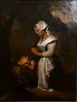Nieznany artysta XIX w., „Die Betende”