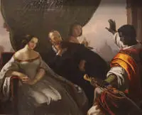 Naar Theodor Hildebrand 1804-1874, Othello en Desdemona