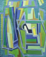 Leonhardt Bialek 1914-aldaar, abstracte compositie