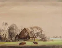 Paul Paulson, Fríský statek s odpočívajícími kravami