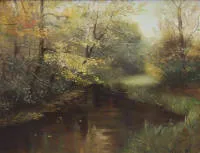 W. Koch 1875-1915, ormanda nehir manzarası