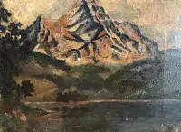Hermann Otto Hoyer 1893-1968, Massif montagneux dans les Dolomites