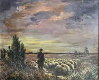 Hans Reinecke 1876-1959, Herder met schaapskudde