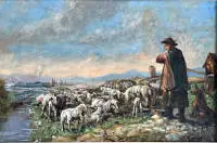 Prof. de Castelli, Herder met kudde