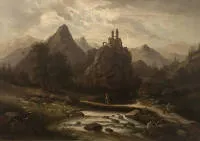 G. Schuler, romantisch schilder 19e-20e eeuw