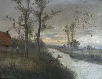Johann Bossi 1767-1853, Dipinto paesaggistico