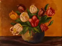 J. Burgmann XX sec., Natura morta con fiori
