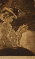 Bernhard Pankok 1872-1943, studio di ritratto 1895
