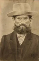 G. Schrell, Homme au chapeau