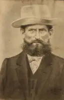 G. Schrell, Uomo con cappello