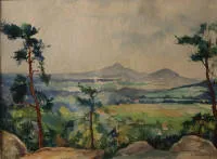 Fritz Schickedanz 1915-72, Süddeutsche Landschaft