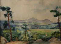 Fritz Schickedanz 1915-72, Paesaggio della Germania meridionale