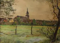 Fritz Schickedanz 1915-72, Veduta urbana della Germania meridionale