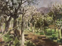 Hansjörg Wagner 1930-2013, Dipinto paesaggistico