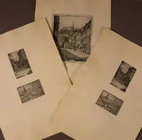 汉斯-约阿希姆·德内克 1938-2026,5张一组 主题布兰肯堡景观