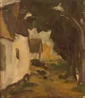Haacher, idylle villageoise au crépuscule