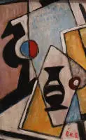Artiste inconnu du 20e siècle, composition