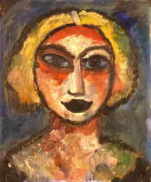 Alexej von Jawlensky 1865-1941 naar, Vrouwenhoofd