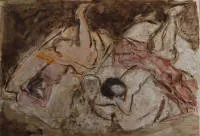 Béla Czóbel 1883-1976, Dvě ženy v posteli