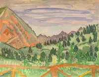 Францискус Адольф Дельгрюн 1901-1984, пейзаж
