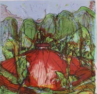 R. Paris 1933-2021, abstracte compositie