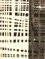 Creatieve abstracte kunstdruk met achtergrond, 20e/21e eeuw, vermoedelijk Frankrijk