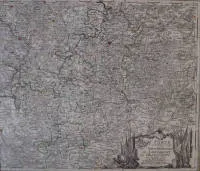 Kort, af landgreveskabet Hessen-Kassel 1761