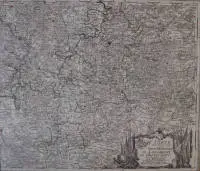 Carte, du landgraviat de Hesse-Cassel 1761