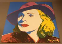 Andy Warhol 1928-1987, Portrait « Ingrid Bergman au chapeau »