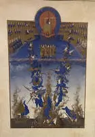 Según los hermanos Limburg 1411-1416, La caída de los ángeles rebeldes