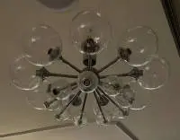 Vintage space age Sputnik-valaisin, 1960-1970-luvut, saksalainen