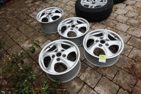 4 Porsche alufælge 17 tommer