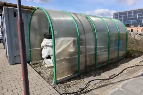 Copertină pentru cărucioare de cumpărături