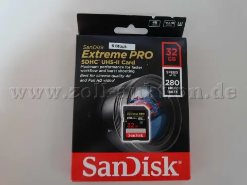 11 adet farklı SanDisk SD kart