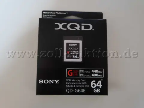 10 schede Sony XQD 64 GB, QD-G64E