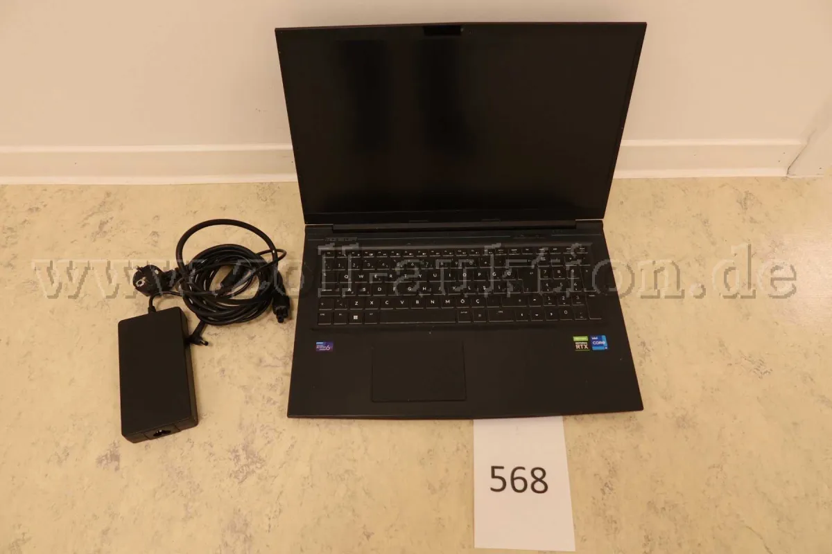 1 台 Monster Tulpar T7 V20.5 笔记本电脑，Intel i7-1270H 第12代，32GB 内存，44厘米/17.3英寸