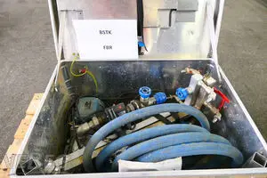 Drinkwaterverdeelstation Kärcher, met RVS-koppelingen