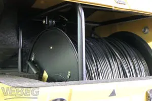 6 cables de fibra óptica de aprox. 300 m, en bobina
