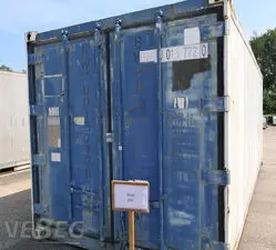 Koelcontainer 20 ft Drehtainer (L x B x H) 6,058 x 2,438 x 2,591 mm